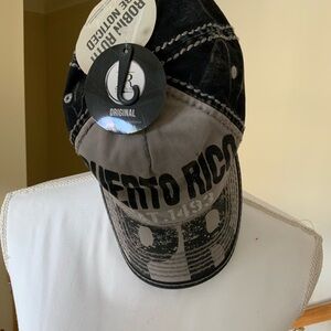 Robin Ruth Black and Gray Cap